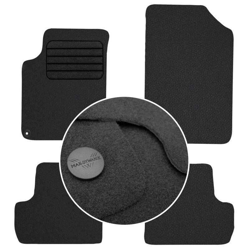 Citroen C3 II 2009-2016 Veliūriniai kilimėliai MAX-DYWANIK