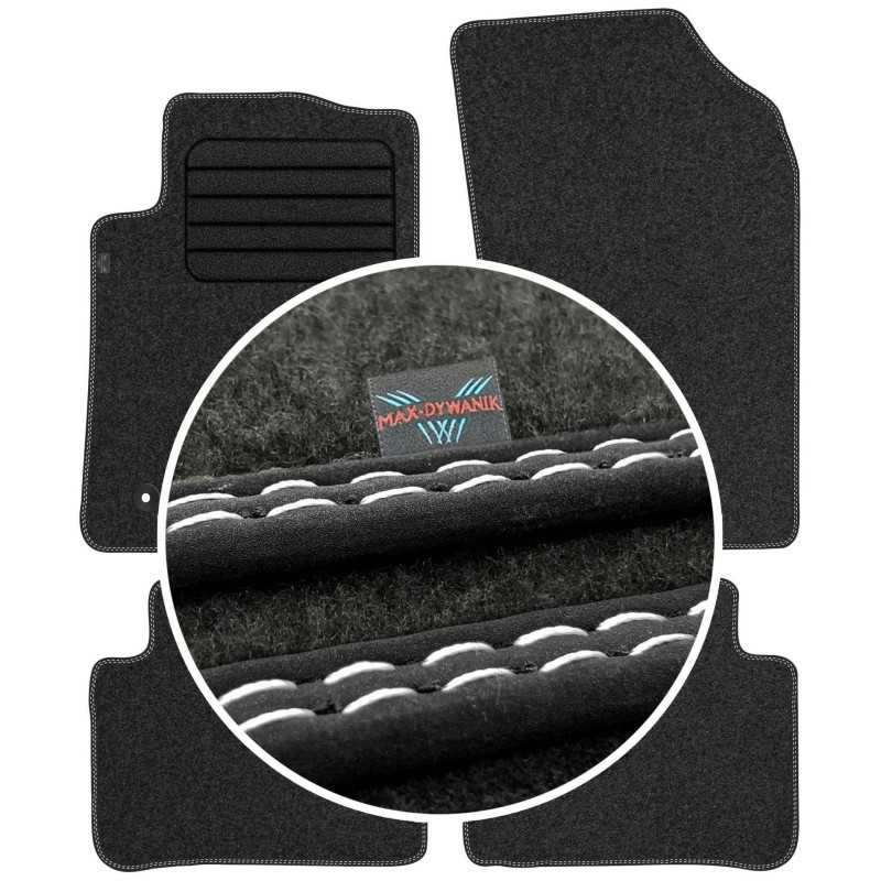 Citroen C3 III 2016- Veliūriniai kilimėliai MAX-DYWANIK