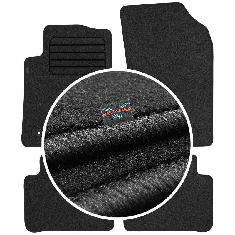 Citroen C3 III 2016- Veliūriniai kilimėliai MAX-DYWANIK