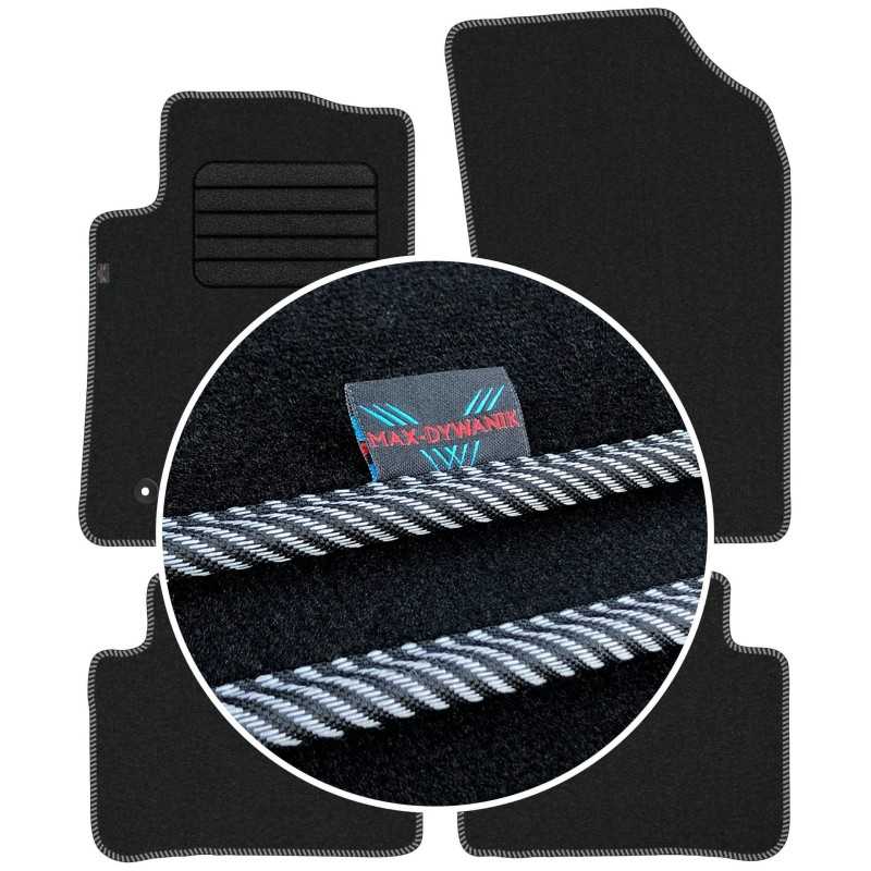 Citroen C3 III 2016- Veliūriniai kilimėliai MAX-DYWANIK