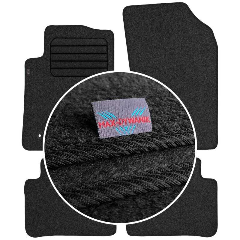 Citroen C3 III 2016- Veliūriniai kilimėliai MAX-DYWANIK