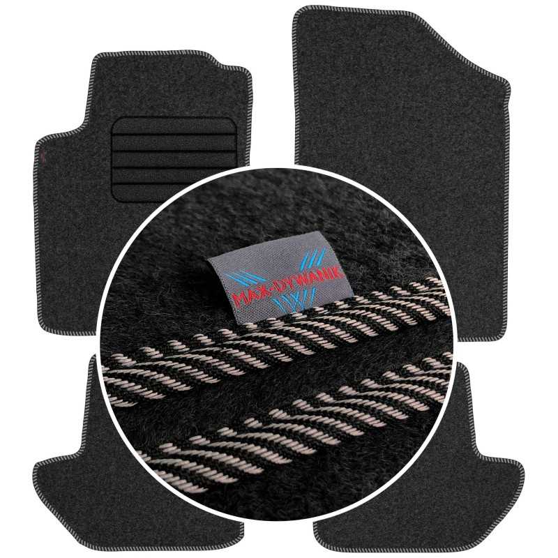 Citroen C3 Pluriel 2003-2010 Veliūriniai kilimėliai MAX-DYWANIK