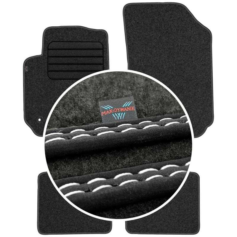 Citroen C4 Cactus 2014-2020 Veliūriniai kilimėliai MAX-DYWANIK