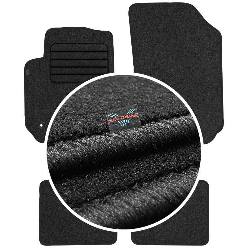Citroen C4 Cactus 2014-2020 Veliūriniai kilimėliai MAX-DYWANIK
