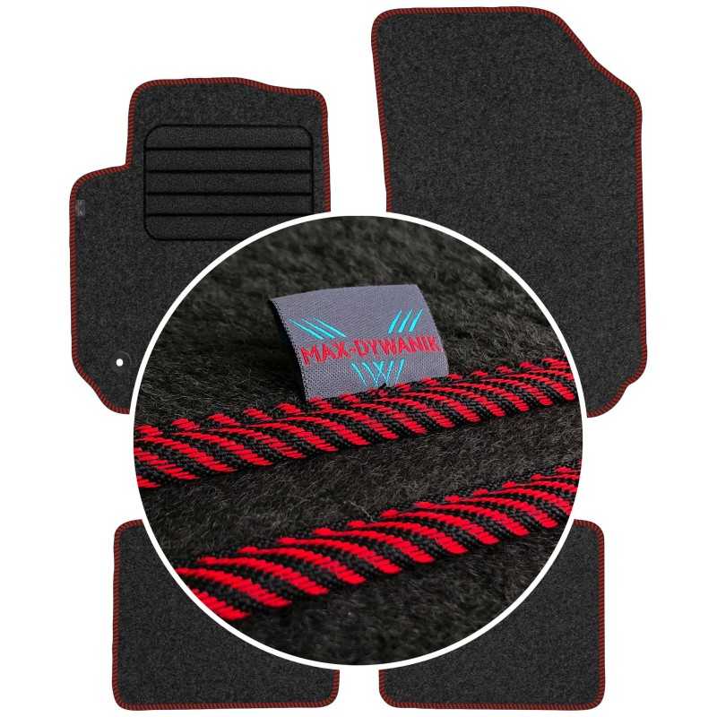 Citroen C4 Cactus 2014-2020 Veliūriniai kilimėliai MAX-DYWANIK