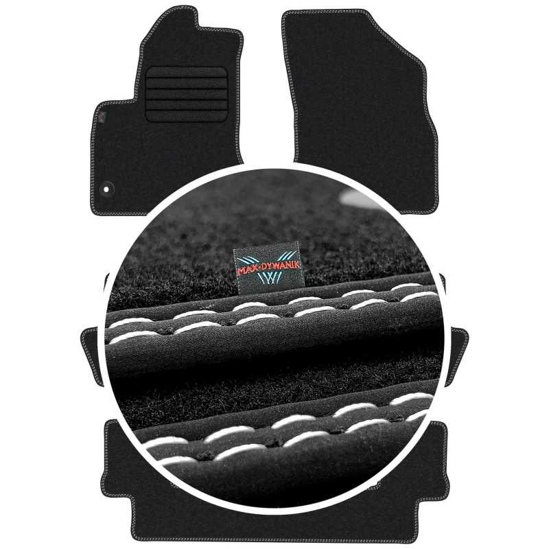 Citroen C4 Grand Picasso I 7 vietų 2006-2013 Veliūriniai kilimėliai MAX-DYWANIK