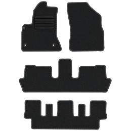 Citroen C4 Grand Picasso I 7 vietų 2006-2013 Veliūriniai kilimėliai MAX-DYWANIK