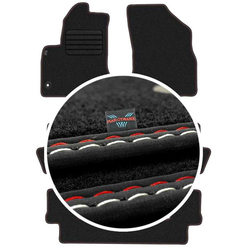 Citroen C4 Grand Picasso I 7 vietų 2006-2013 Veliūriniai kilimėliai MAX-DYWANIK