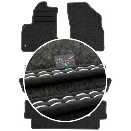 Citroen C4 Grand Picasso I 7 vietų 2006-2013 Veliūriniai kilimėliai MAX-DYWANIK