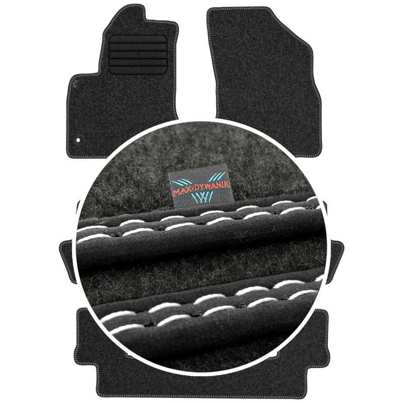 Citroen C4 Grand Picasso I 7 vietų 2006-2013 Veliūriniai kilimėliai MAX-DYWANIK