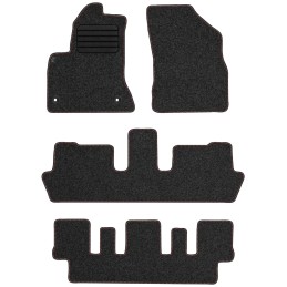 Citroen C4 Grand Picasso I 7 vietų 2006-2013 Veliūriniai kilimėliai MAX-DYWANIK