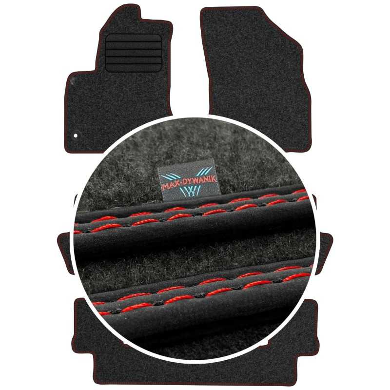 Citroen C4 Grand Picasso I 7 vietų 2006-2013 Veliūriniai kilimėliai MAX-DYWANIK