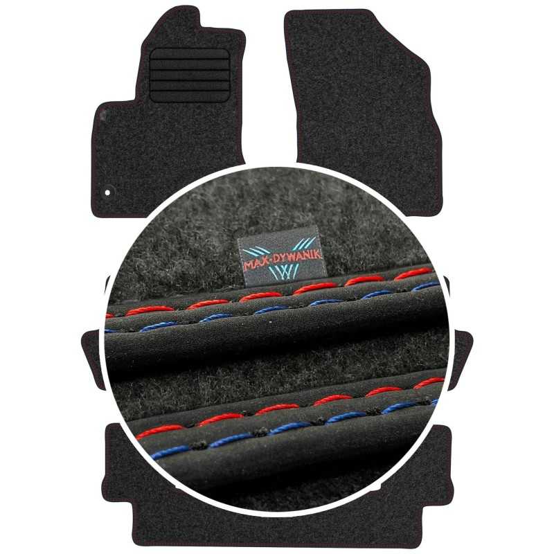 Citroen C4 Grand Picasso I 7 vietų 2006-2013 Veliūriniai kilimėliai MAX-DYWANIK