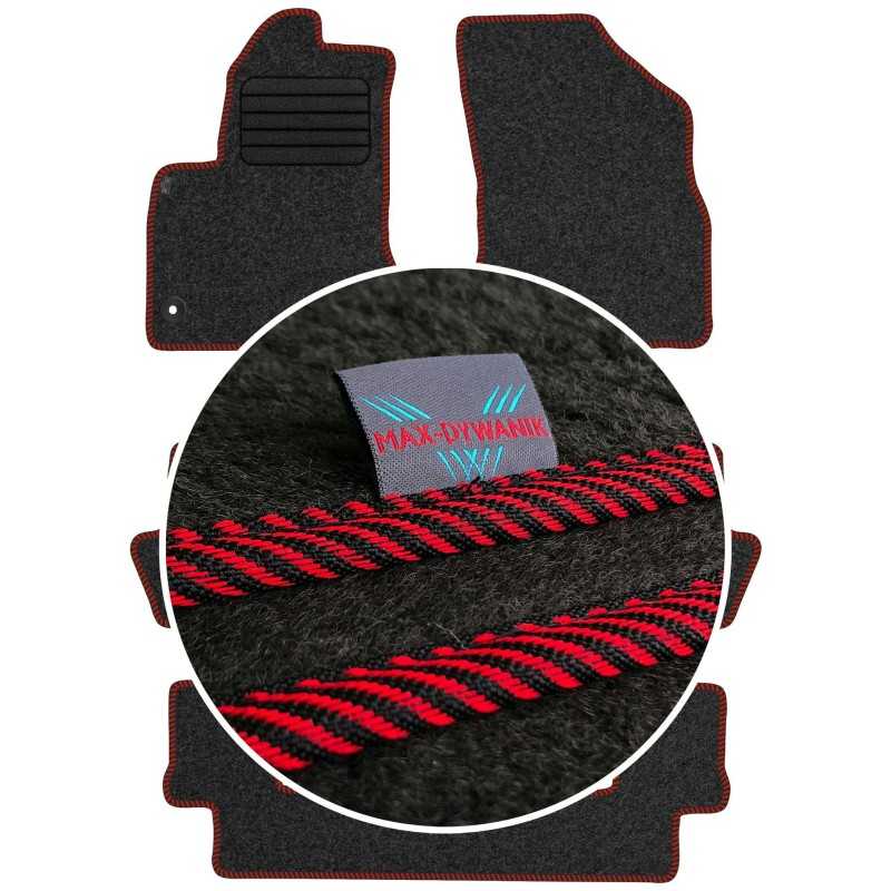 Citroen C4 Grand Picasso I 7 vietų 2006-2013 Veliūriniai kilimėliai MAX-DYWANIK