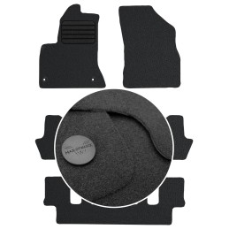 Citroen C4 Grand Picasso I 7 vietų 2006-2013 Veliūriniai kilimėliai MAX-DYWANIK