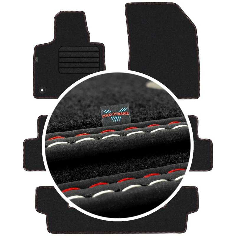 Citroen C4 Grand Picasso II 7 vietų 2013-2019 Veliūriniai kilimėliai MAX-DYWANIK