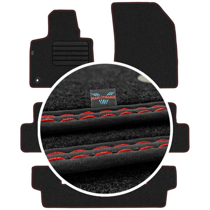 Citroen C4 Grand Picasso II 7 vietų 2013-2019 Veliūriniai kilimėliai MAX-DYWANIK