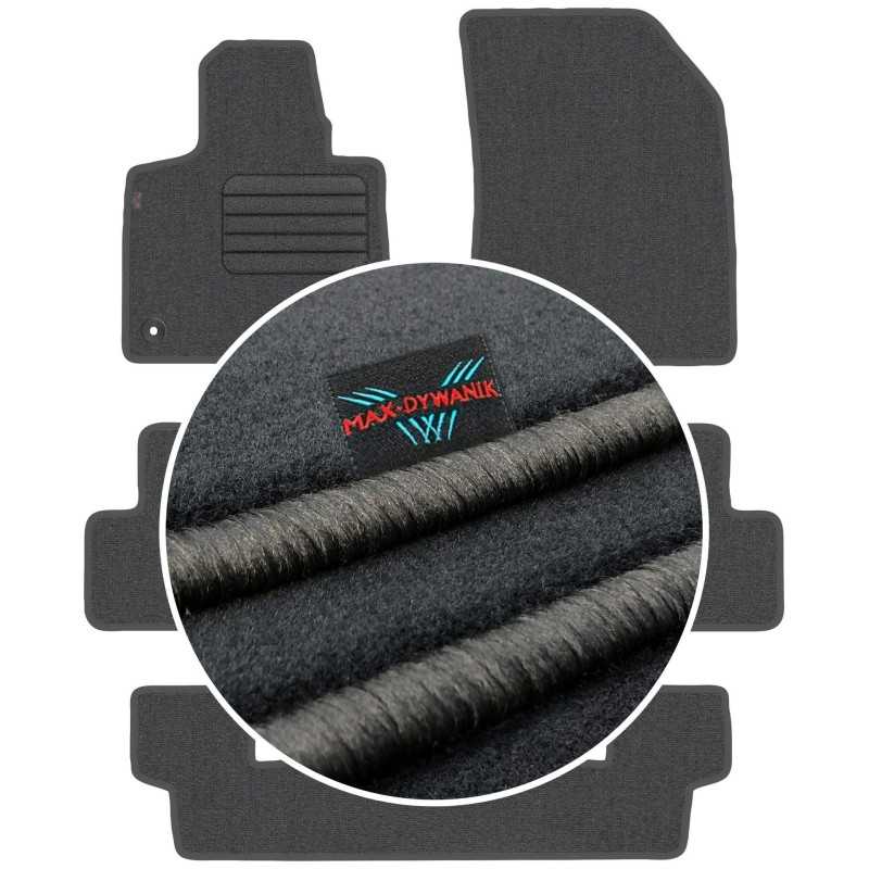 Citroen C4 Grand Picasso II 7 vietų 2013-2019 Veliūriniai kilimėliai MAX-DYWANIK