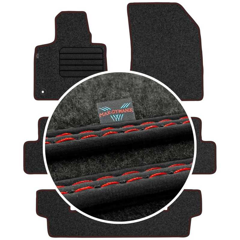 Citroen C4 Grand Picasso II 7 vietų 2013-2019 Veliūriniai kilimėliai MAX-DYWANIK