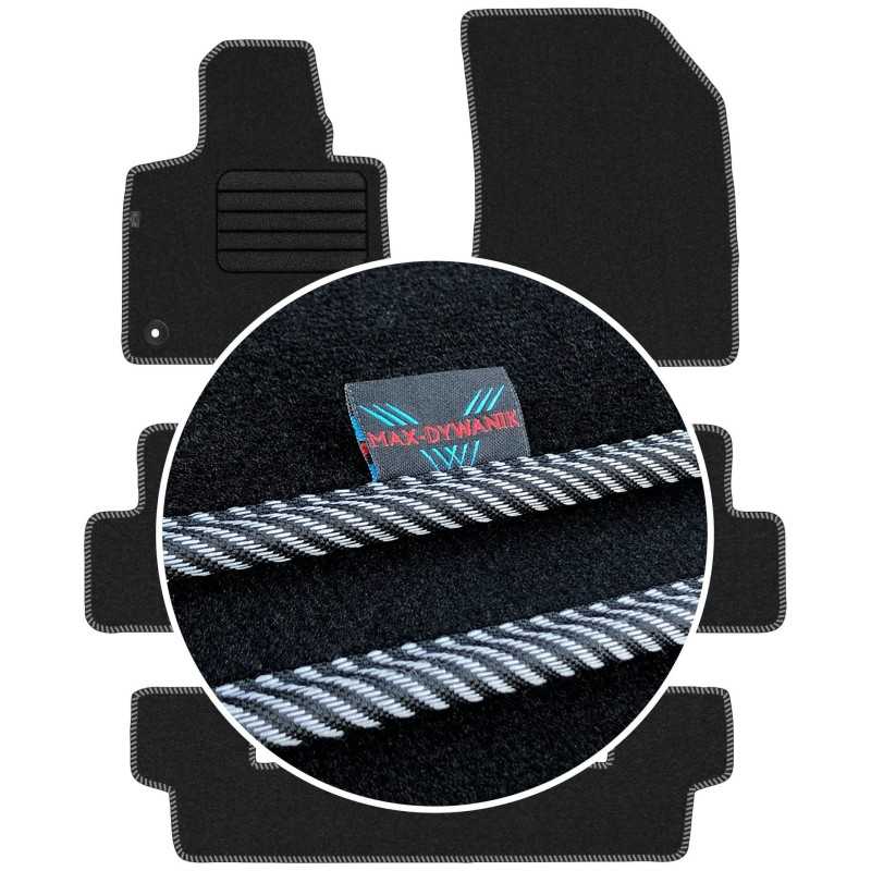 Citroen C4 Grand Picasso II 7 vietų 2013-2019 Veliūriniai kilimėliai MAX-DYWANIK