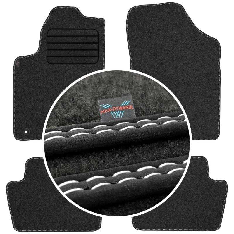 Citroen C4 I 2004-2010 Veliūriniai kilimėliai MAX-DYWANIK