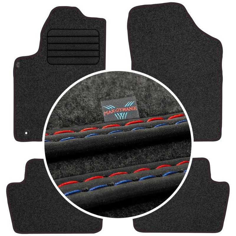 Citroen C4 I 2004-2010 Veliūriniai kilimėliai MAX-DYWANIK