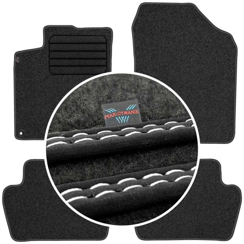 Citroen C4 II 2010-2018 Veliūriniai kilimėliai MAX-DYWANIK