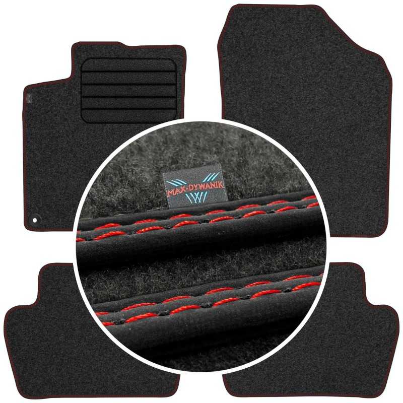 Citroen C4 II 2010-2018 Veliūriniai kilimėliai MAX-DYWANIK