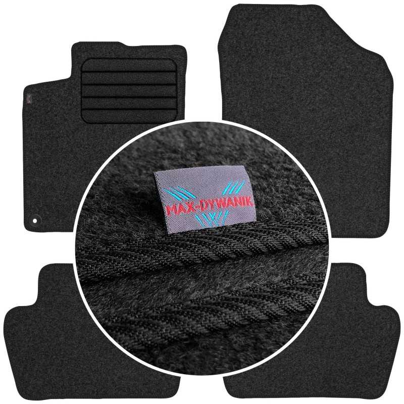 Citroen C4 II 2010-2018 Veliūriniai kilimėliai MAX-DYWANIK