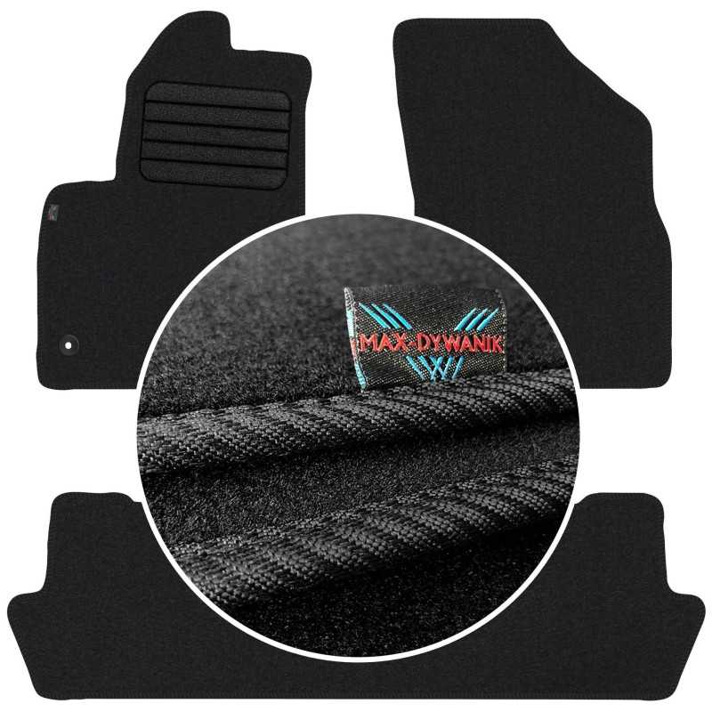 Citroen C4 Picasso I 5 vietų 2006-2013 Veliūriniai kilimėliai MAX-DYWANIK