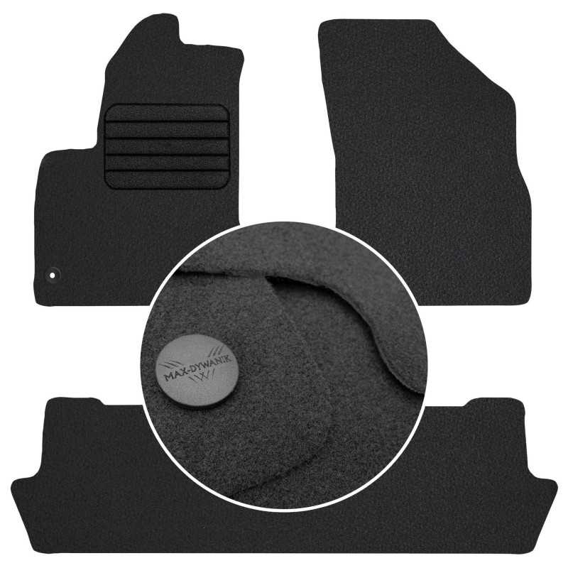 Citroen C4 Picasso I 5 vietų 2006-2013 Veliūriniai kilimėliai MAX-DYWANIK