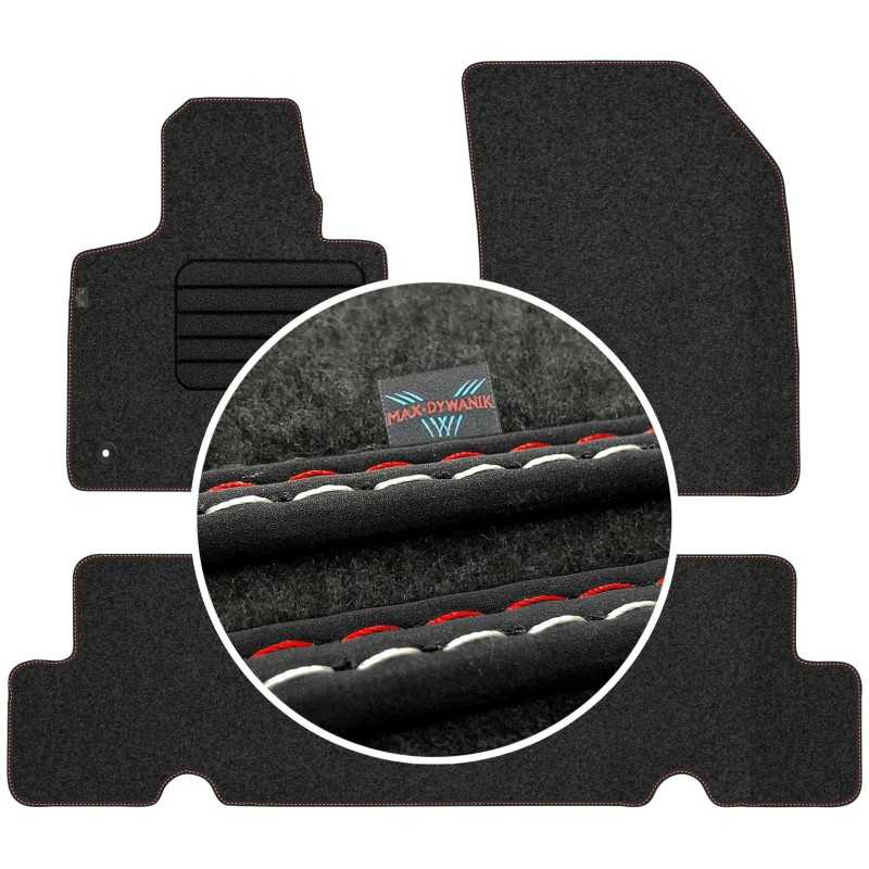 Citroen C4 Picasso II 5 vietų 2013-2019 Veliūriniai kilimėliai MAX-DYWANIK