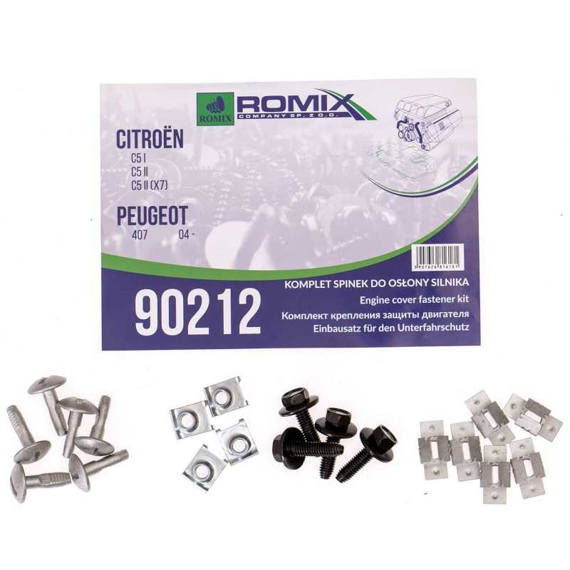 Citroen C5 I 2000-2008 Variklio dangtelio laikikliai ROMIX 90212