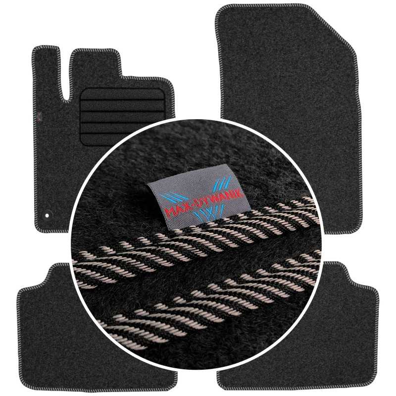 Citroen C5 I 2001-2008 Veliūriniai kilimėliai MAX-DYWANIK