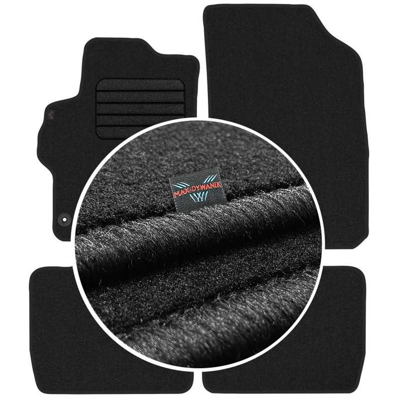 Citroen C-Elysee 2012- Veliūriniai kilimėliai MAX-DYWANIK