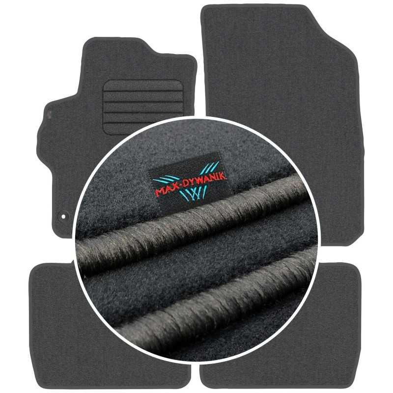 Citroen C-Elysee 2012- Veliūriniai kilimėliai MAX-DYWANIK