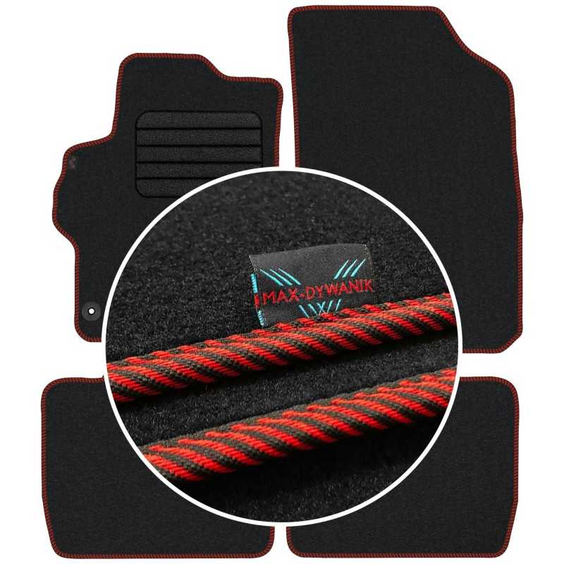 Citroen C-Elysee 2012- Veliūriniai kilimėliai MAX-DYWANIK
