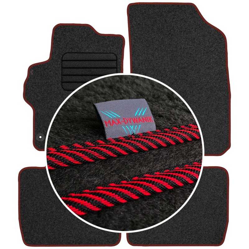 Citroen C-Elysee 2012- Veliūriniai kilimėliai MAX-DYWANIK