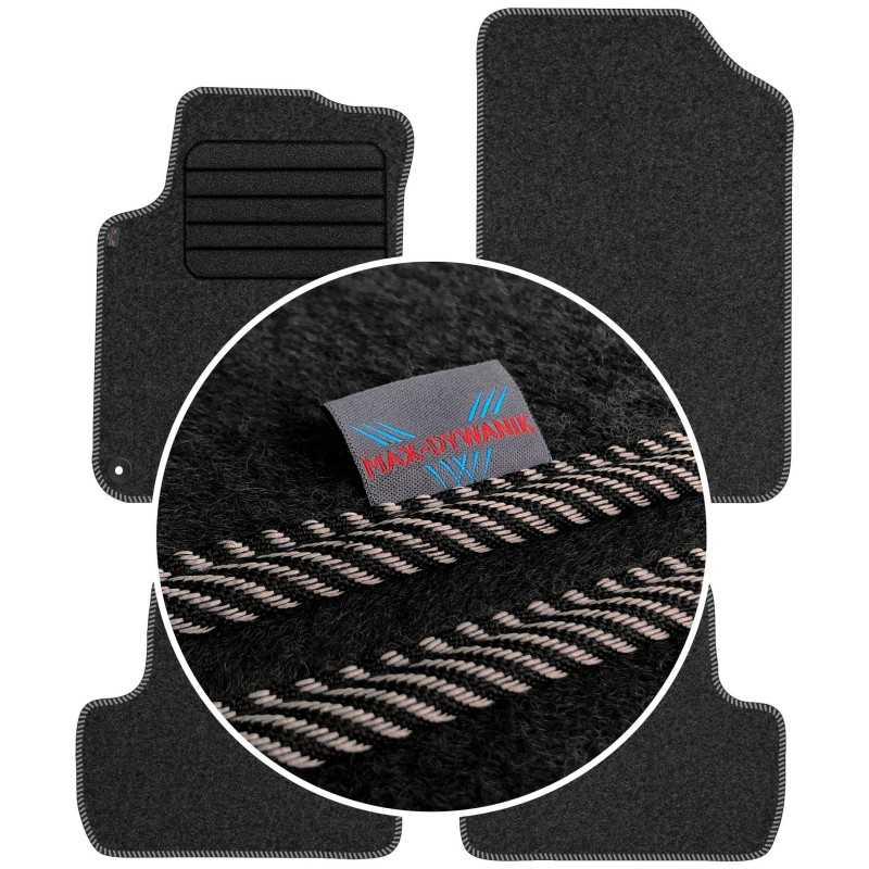 Citroen DS3 2009-2016 Veliūriniai kilimėliai MAX-MAT