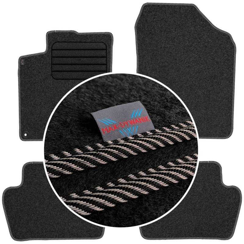 Citroen DS4 HB 5D 2011-2015 Veliūriniai kilimėliai MAX-DYWANIK