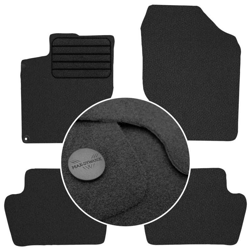 Citroen DS4 HB 5D 2011-2015 Veliūriniai kilimėliai MAX-DYWANIK