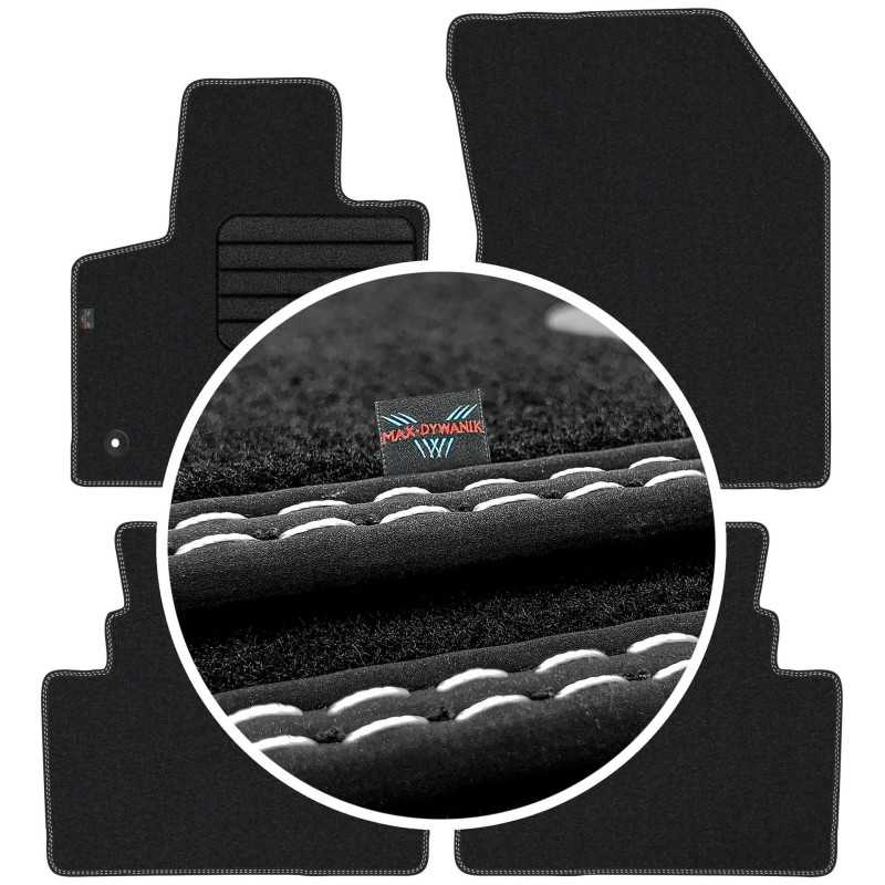 Citroen DS7 Crossback 2017- Veliūriniai kilimėliai MAX-DYWANIK