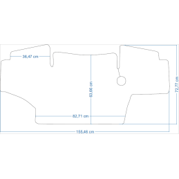 Claas Ares traktorių kilimėliai 48306