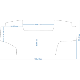 Claas Arion 400 410 420 430 440 450 2008-2014 m. traktoriaus kilimėliai 48095