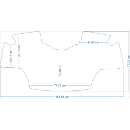 Claas Arion 550 610 650 660 15- / Claas Axion 960 Terra Trac 15- Traktoriaus kilimėliai 48005