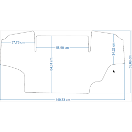 Claas Axos 340 traktoriaus kilimėliai 48287