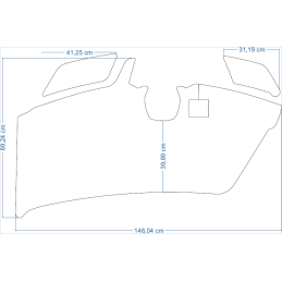 Claas Xerion 2024- Traktoriaus kilimėliai 48291