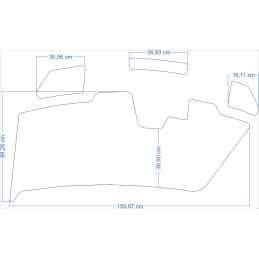 Claas Xerion Quadtrack 2024- traktoriaus kilimėliai 48309