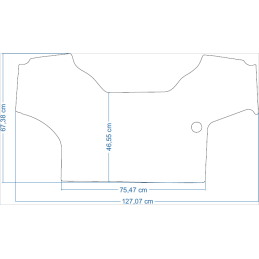 Deutz Fahr 5 D serijos 5070D / 5080D / 5090D / 50100D traktorių kilimėliai 48245