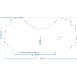 Deutz Fahr 5 serijos 17-25 / 6C serijos / 5G serijos traktorių kilimėliai 48246
